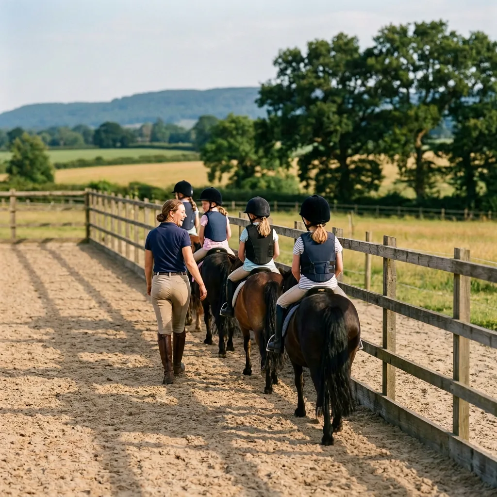 Cours de poney à Dieulefit, Drôme